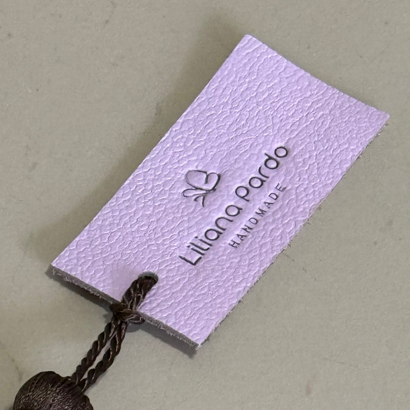 Bookmarker Leather Charm