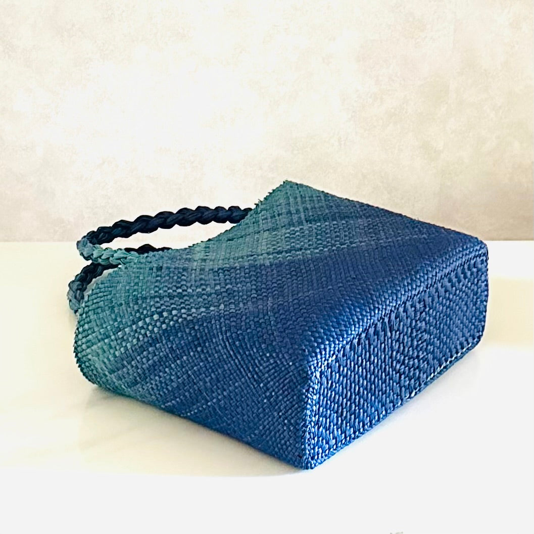 Blue Blooming Mini Tote