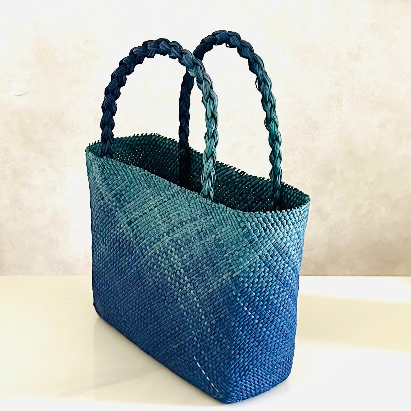 Blue Blooming Mini Tote