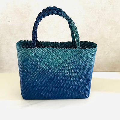 Blue Blooming Mini Tote