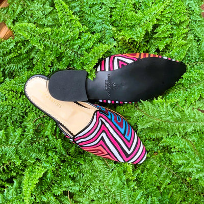 Mola Mules Black Multicolor Size 37 Flat