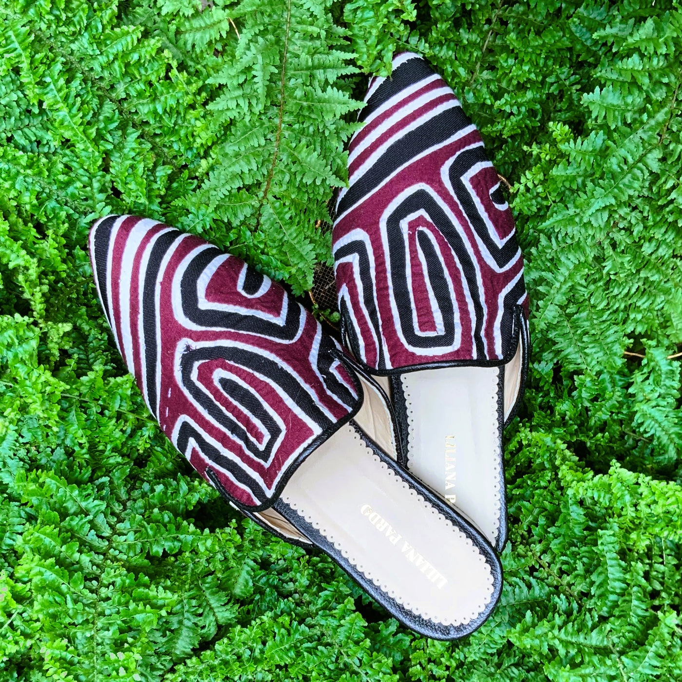 Mola Mules Black Multicolor Size 37 Flat