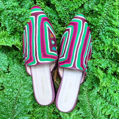 Mola Mules Multicolor Size 37W Flat
