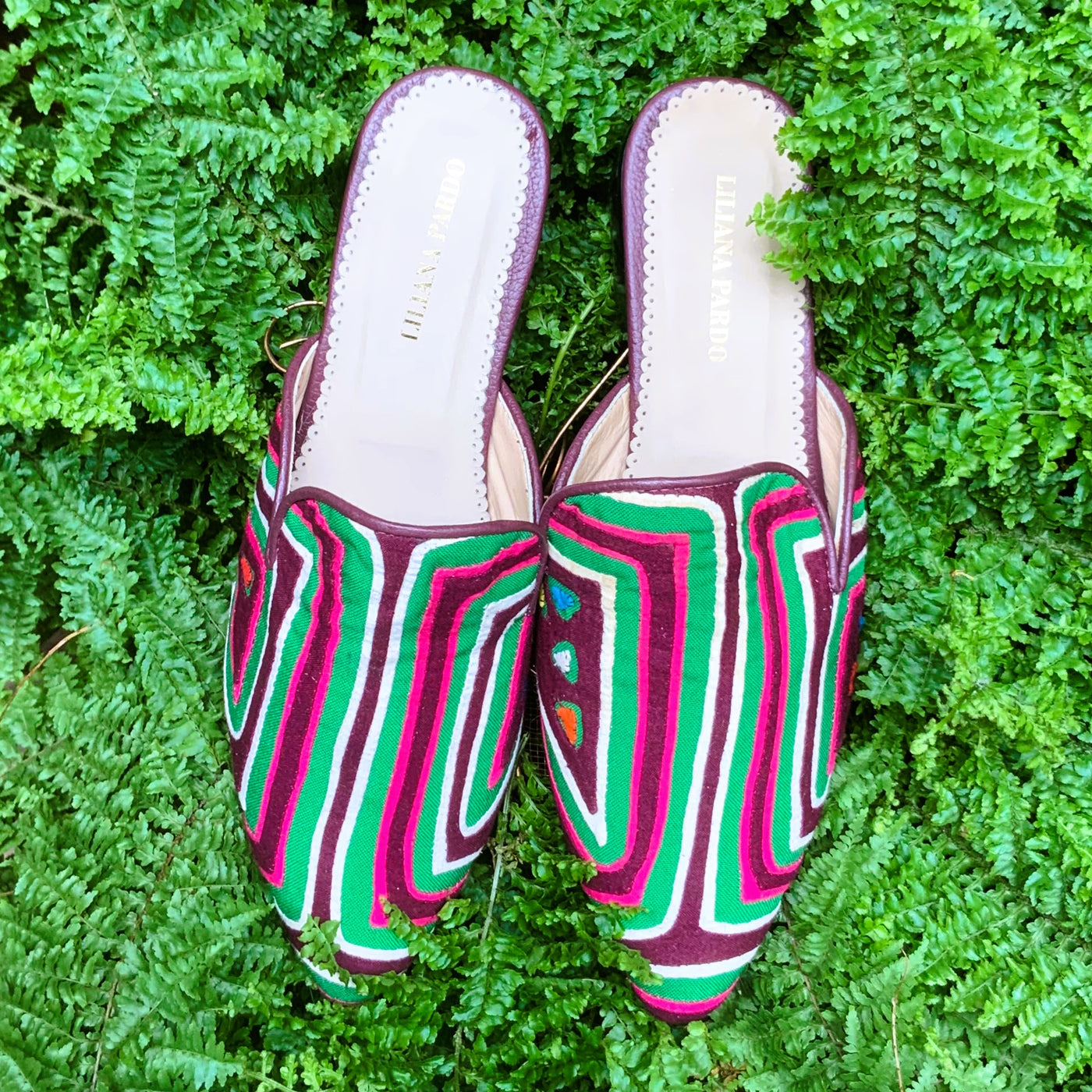 Mola Mules Multicolor Size 37W Flat