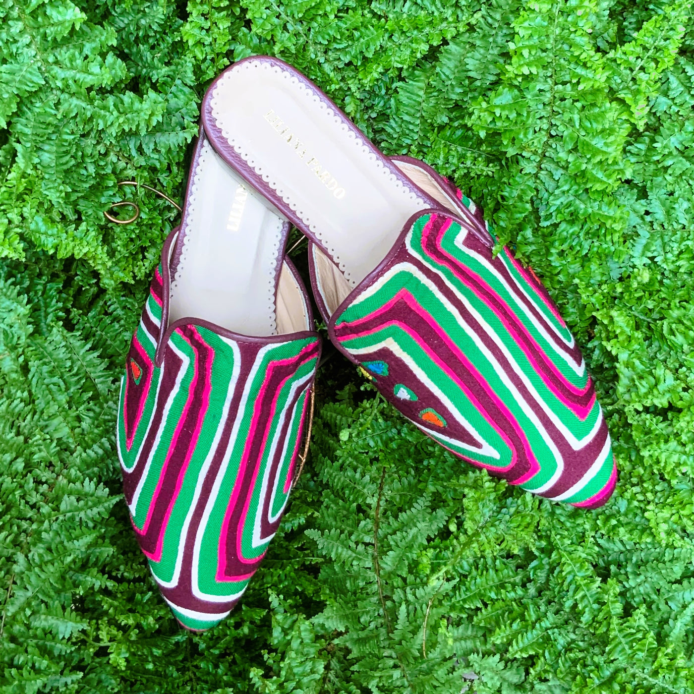 Mola Mules Multicolor Size 37W Flat