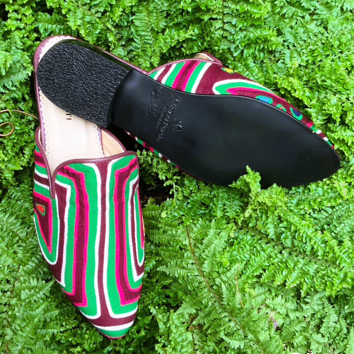 Mola Mules Multicolor Size 37W Flat