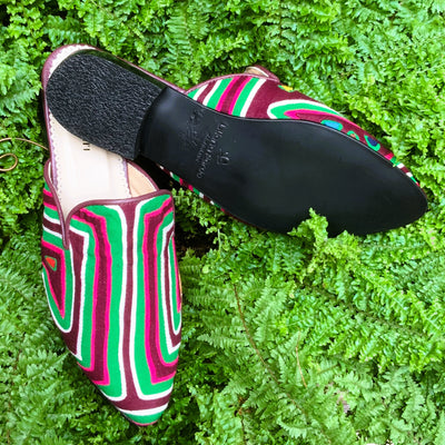 Mola Mules Multicolor Size 37W Flat