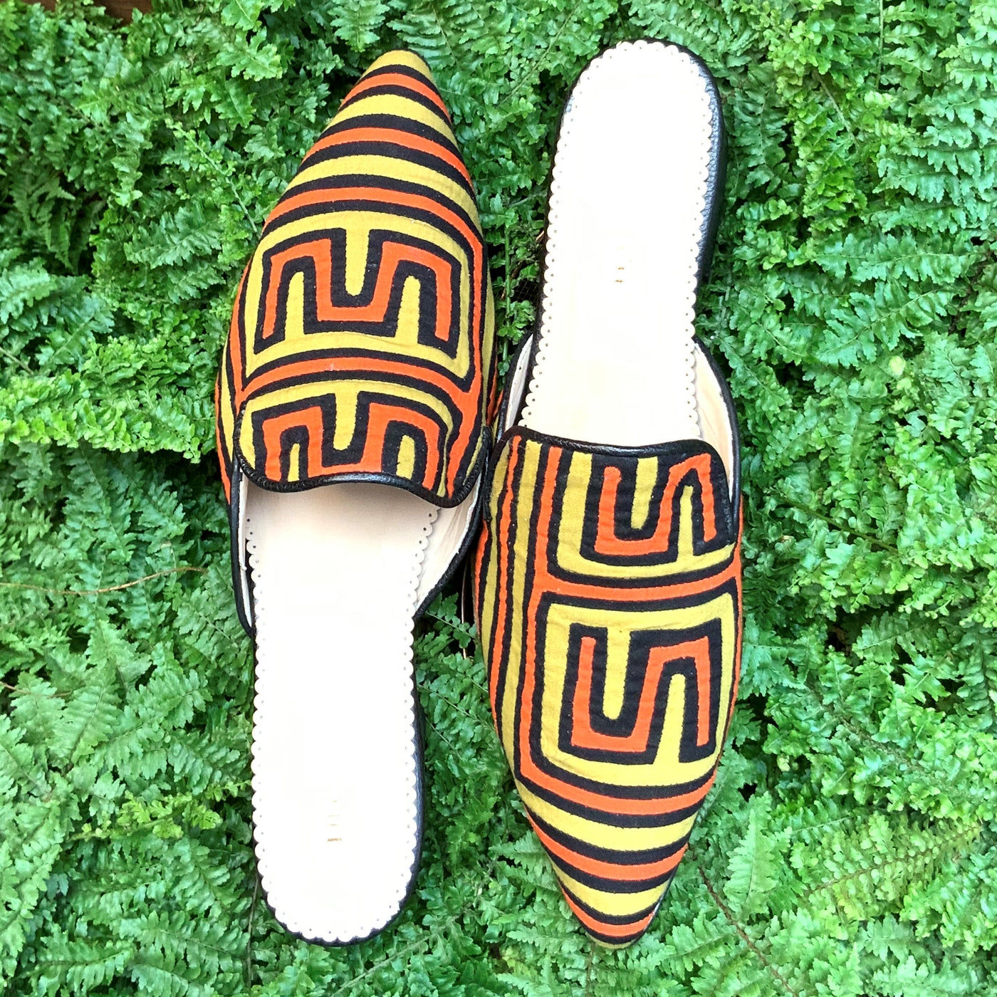 Mola Mule Orange Dark Yellow Size 39 Low Heeled