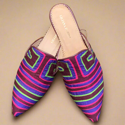 Mola Mule Wine Multicolor Size 36W Low Heeled