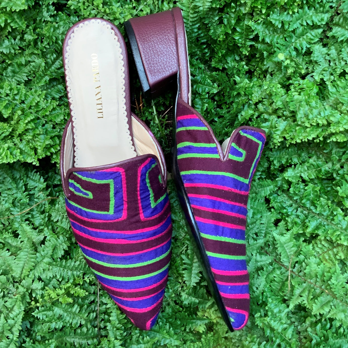 Mola Mule Wine Multicolor Size 36W Low Heeled