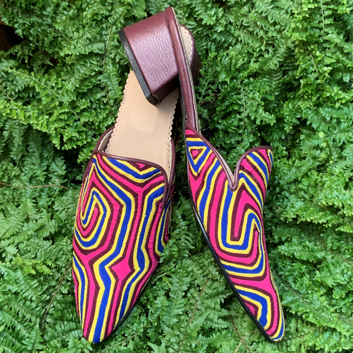 Mola Mule Wine Multicolor Size 41W Low Heeled