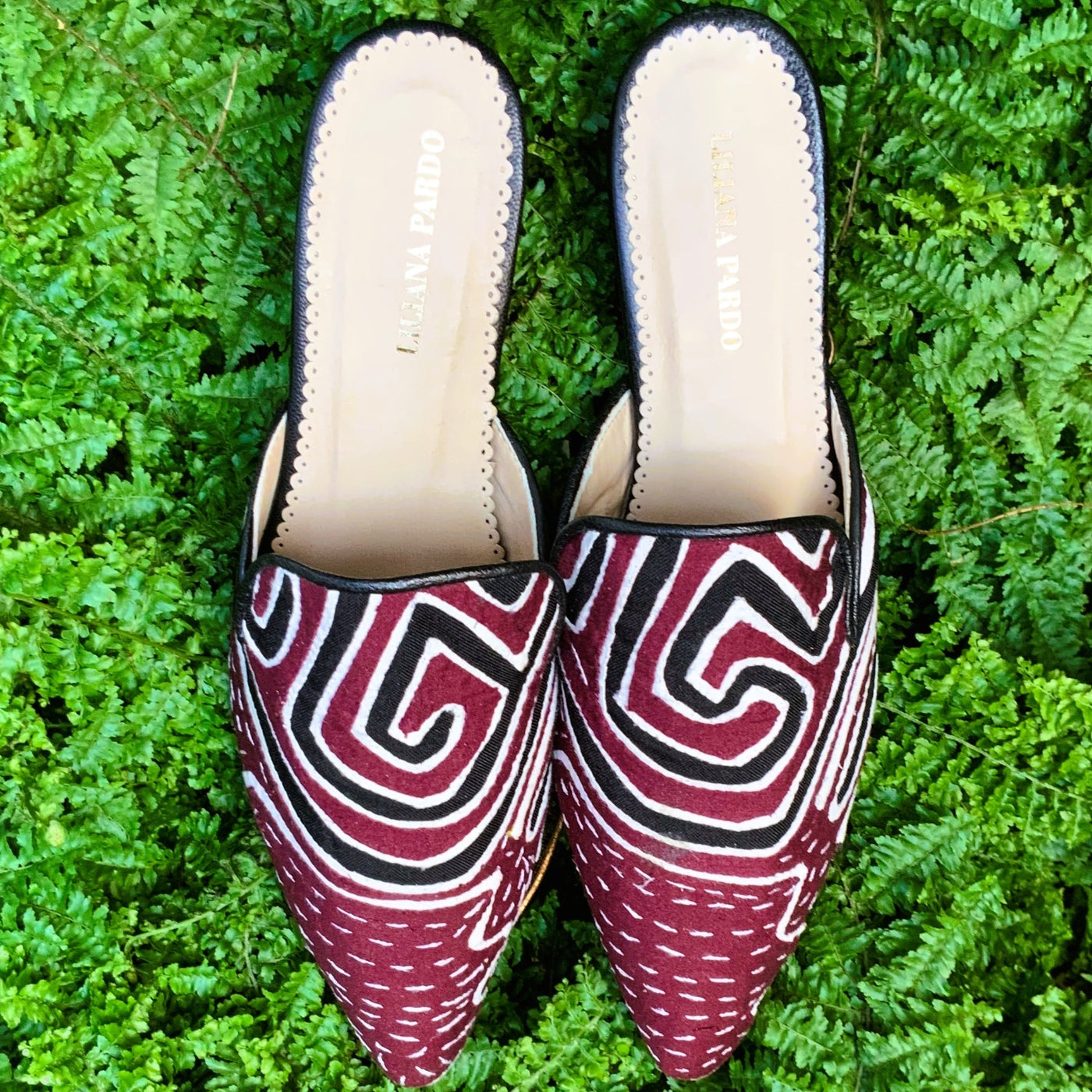 Mola Mule Black Wine Water  Size 38  Low Heeled